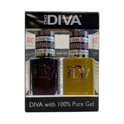 DND Gel & Polish Diva Duo - 036 Sultry Gem