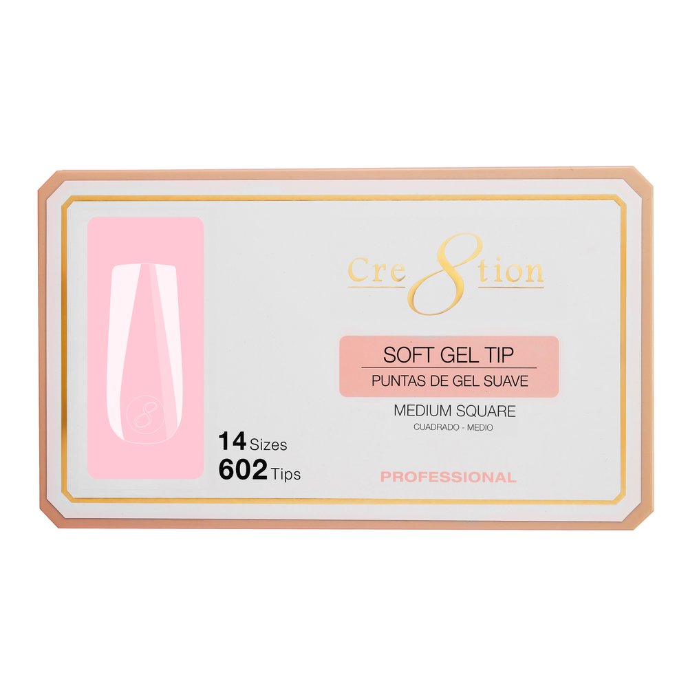 Cre8tion Soft Gel Tips - SQUARE