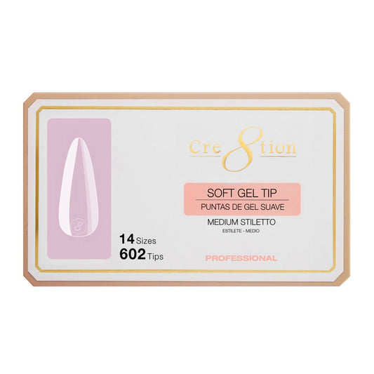 Cre8tion Soft Gel Tip - STILETTO