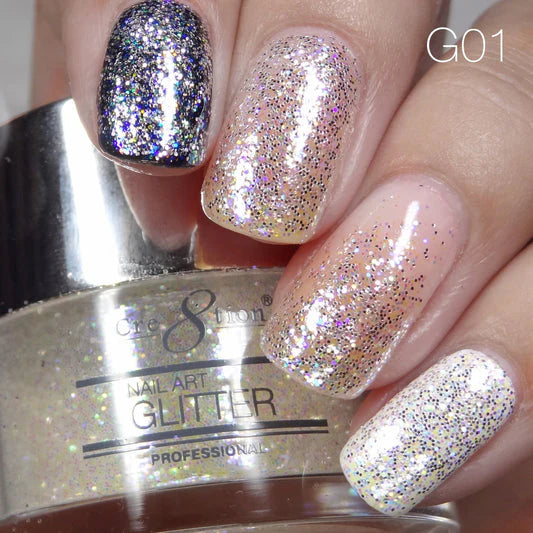 Cre8tion Nail Art Glitter #01