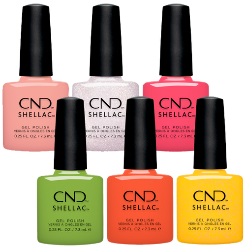 CND Shellac & Vinylux Gleam & Glow Prepack Summer 2024 Collection