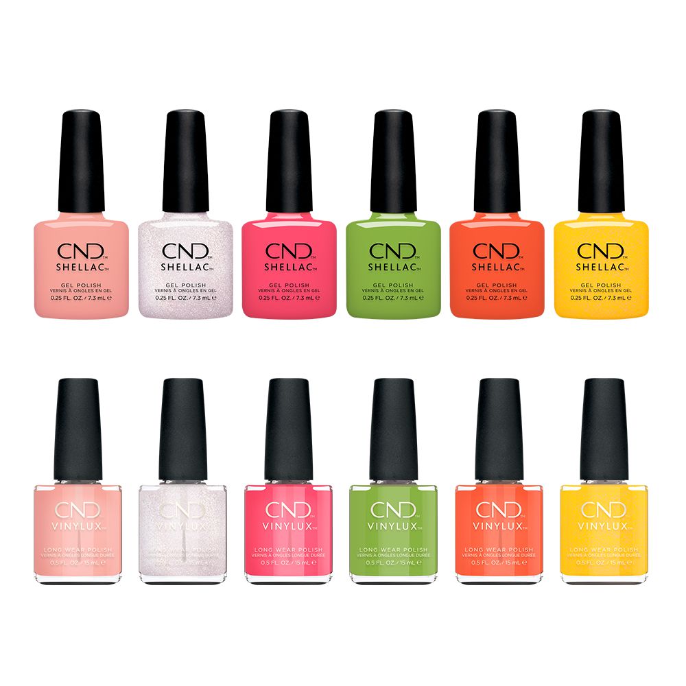 CND Shellac & Vinylux Gleam & Glow Prepack Summer 2024 Collection