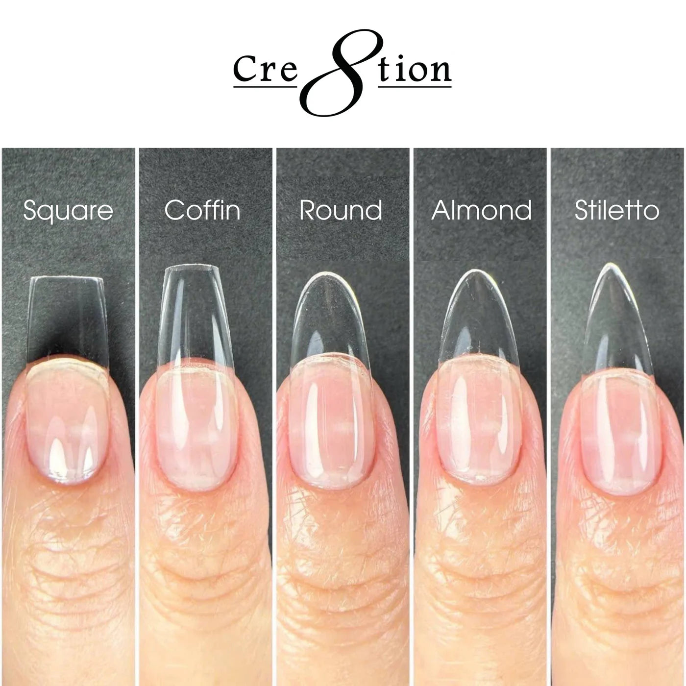 Cre8tion Soft Gel Tips - ROUND