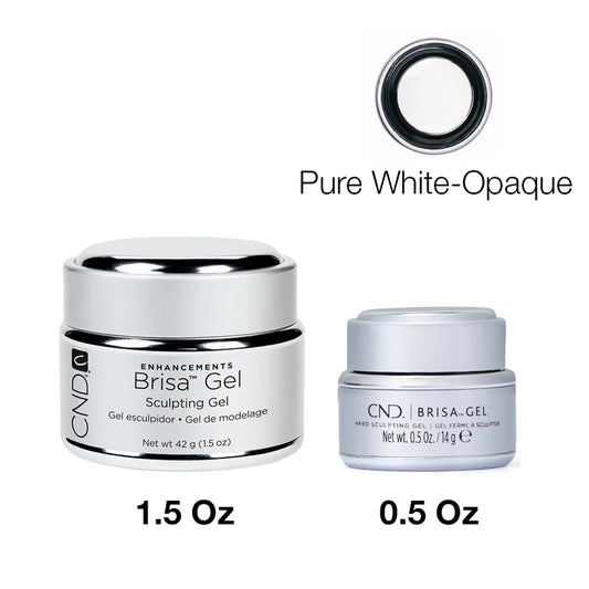 CND BRISA GEL PURE WHITE OPQ 1.5oz