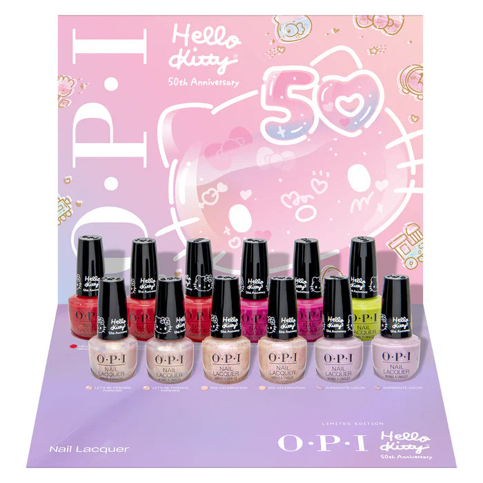 Click to expand   OPI - Summer Limited Hello Kitty Collection - Nail Lacquer 12pcs - WITH DISPLAY