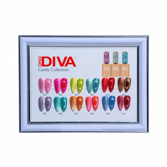 DIVA 9D Cat Eye Candy Collection- 12 gel