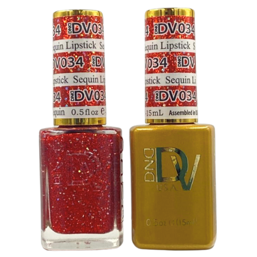 DND Gel & Polish Diva Duo - 034 Sequin Lipstick