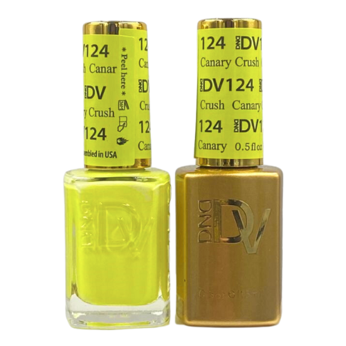 DND Gel & Polish Diva Duo - 124 Canary Crush