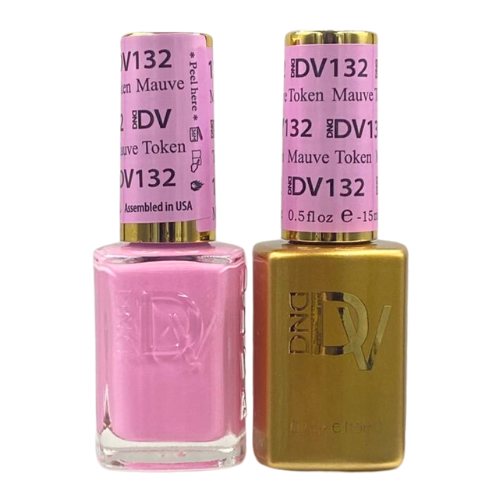 DND Gel & Polish Diva Duo - 132 Mauve Token