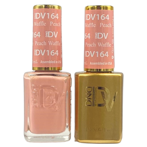 DND Gel & Polish Diva Duo - 164 Peach Waffle