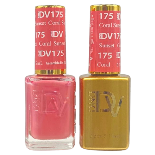 DND Gel & Polish Diva Duo - 175 Coral Sunset