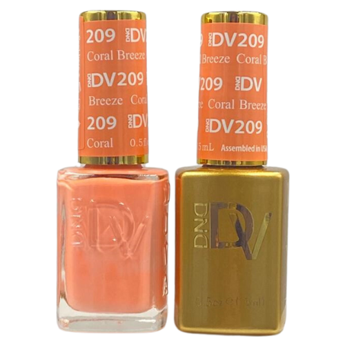 DND Gel & Polish Diva Duo - 209 Coral Breeze