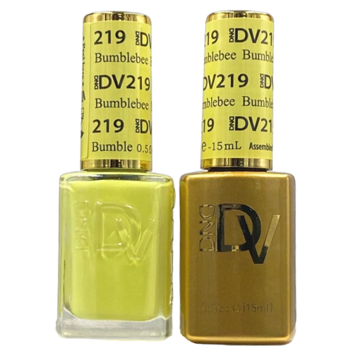 DND Gel & Polish Diva Duo - 219 Bumblebee