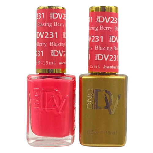 DND Gel & Polish Diva Duo - 231 Blazing Berry