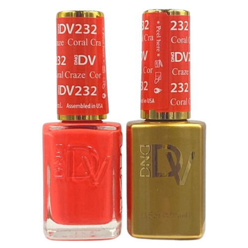 DND Gel & Polish Diva Duo - 232 Coral Craze