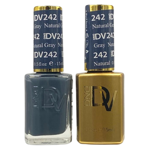 DND Gel & Polish Diva Duo - 242 Nautical Gray