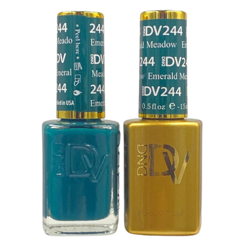 DND Gel & Polish Diva Duo - 244 Emerald Meadow