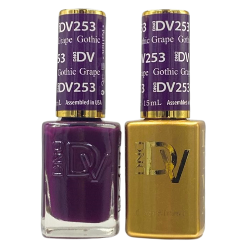 DND Gel & Polish Diva Duo - 253 Gothic Grape