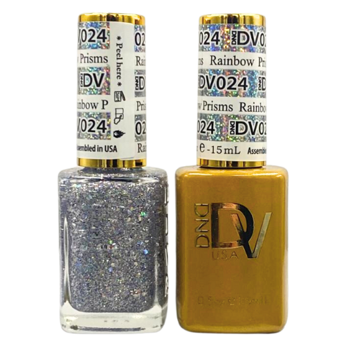 DND Gel & Polish Diva Duo - 024 Rainbow Prisms