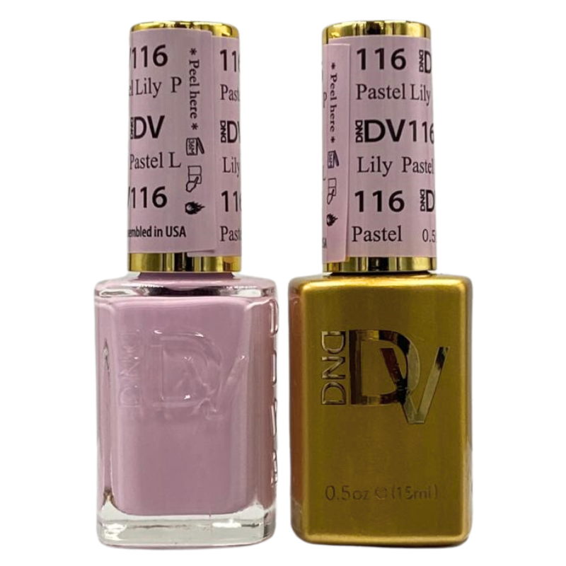 DND Gel & Polish Diva Duo - 116 Pastel Lily