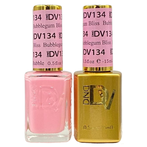 DND Gel & Polish Diva Duo - 134 Bubblegum Bliss