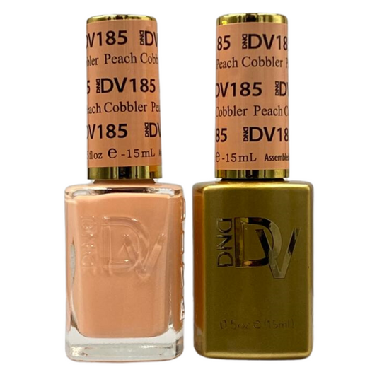 DND Gel & Polish Diva Duo - 185 Peach Cobbler