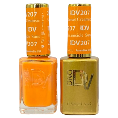 DND Gel & Polish Diva Duo - 207 Sunset Creamsicle