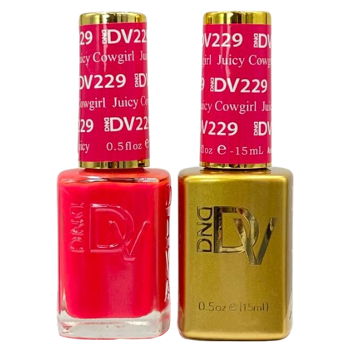 DND Gel & Polish Diva Duo - 229 Juicy Cowgirl