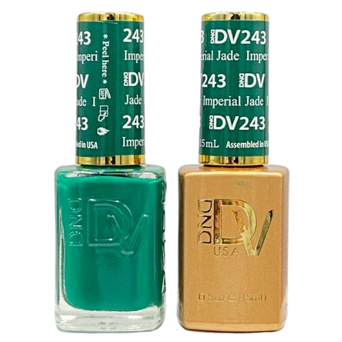 DND Gel & Polish Diva Duo - 243 Imperial Jade