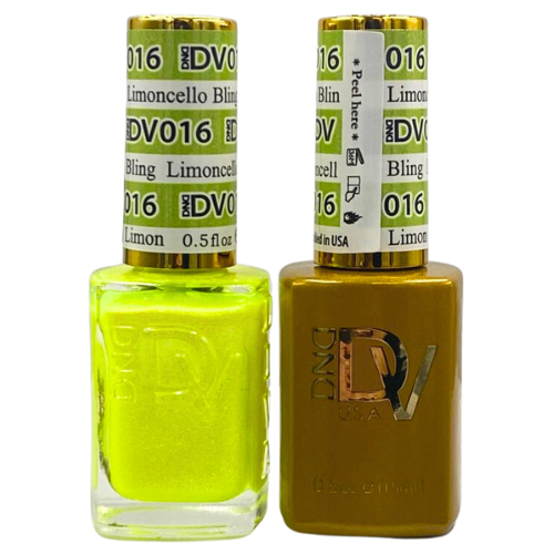 DND Gel & Polish Diva Duo - 016 Limoncello Bling