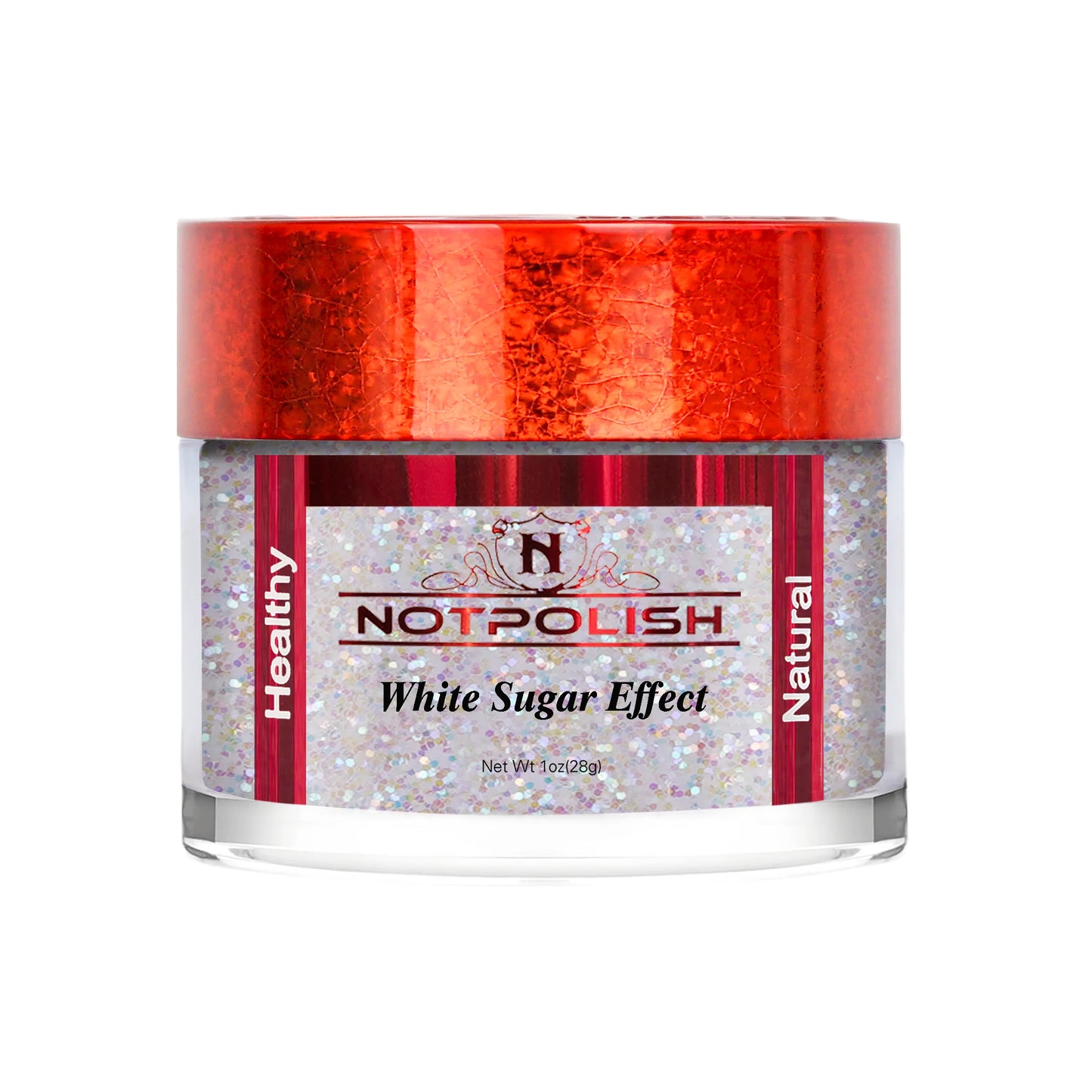 WHITE SUGAR EFFECT GLITTER