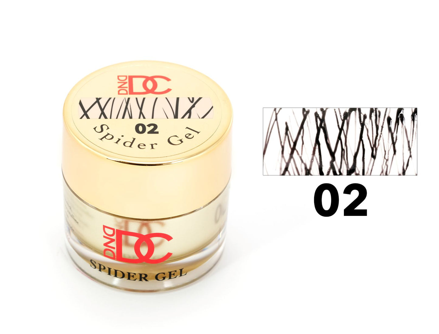 DC SPIDER GEL #02 – Black - Nex Beauty Supply