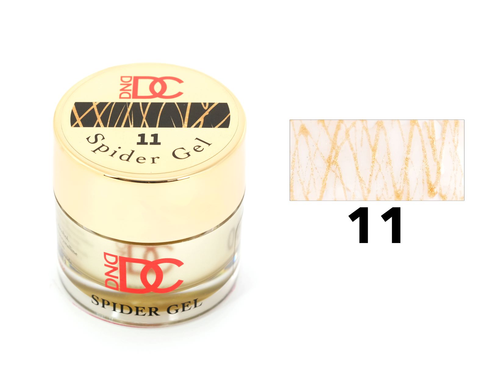 DC SPIDER GEL #11 – Gold Shimmer - Nex Beauty Supply