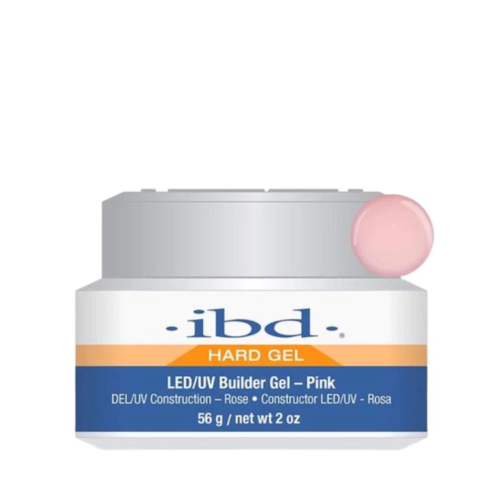 Ibd Hard Gel LED/UV Builder Gel - Pink 56g/2 oz