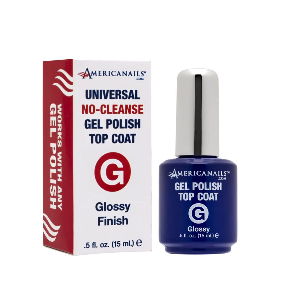 Americanails Gel Polish Top/Base Coat .5oz - Nex Beauty Supply