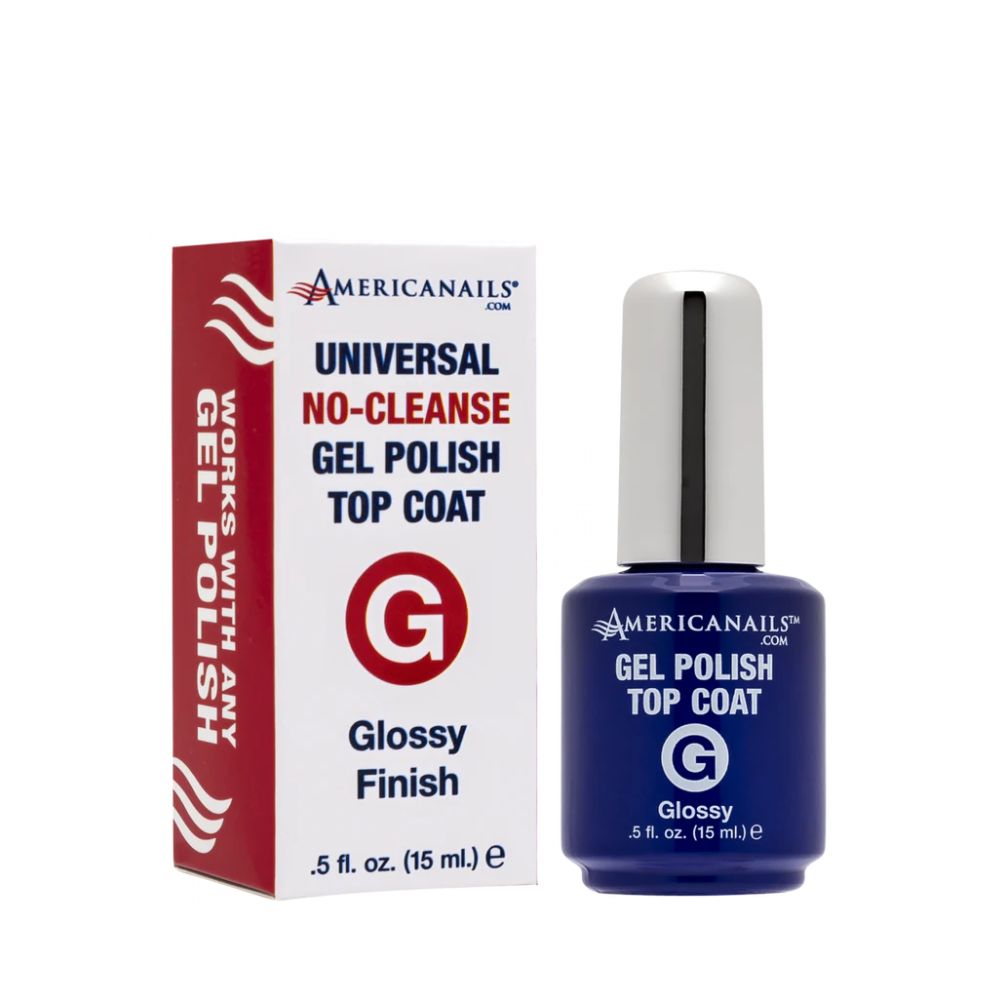 Americanails Gel Polish Top/Base Coat .5oz - Nex Beauty Supply