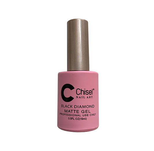 Chisel BLACK DIAMOND MATTE TOP GEL 0.5 oz - Nex Beauty Supply