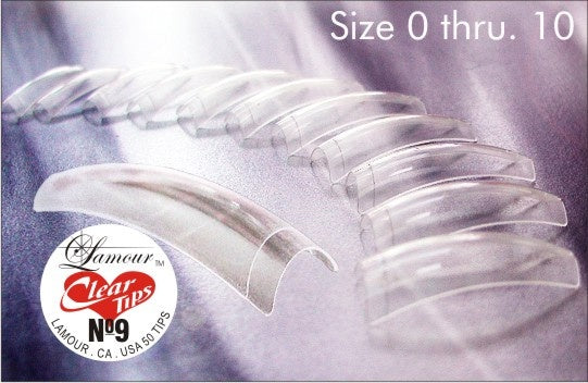 Lamour Clear Tip (50pcs/bag) - Nex Beauty Supply